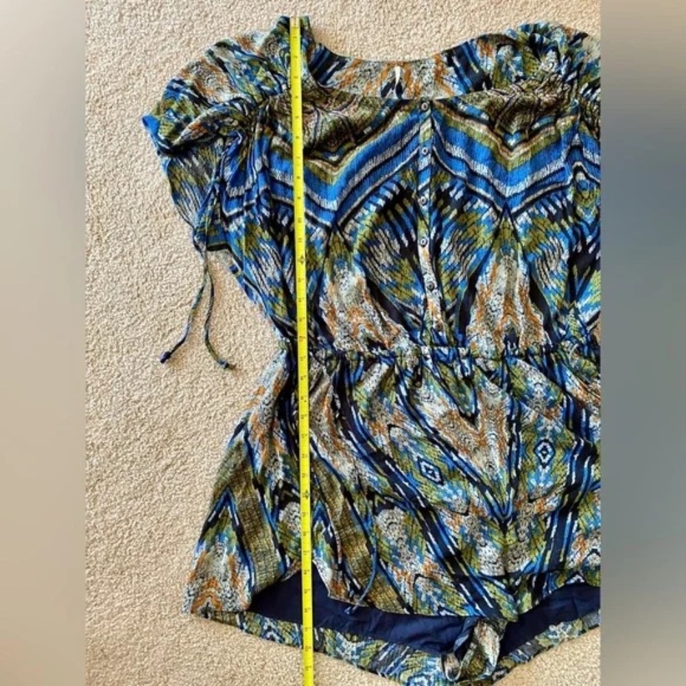 Free People Multicolor Patterned Romper - Picture 4 of 15
